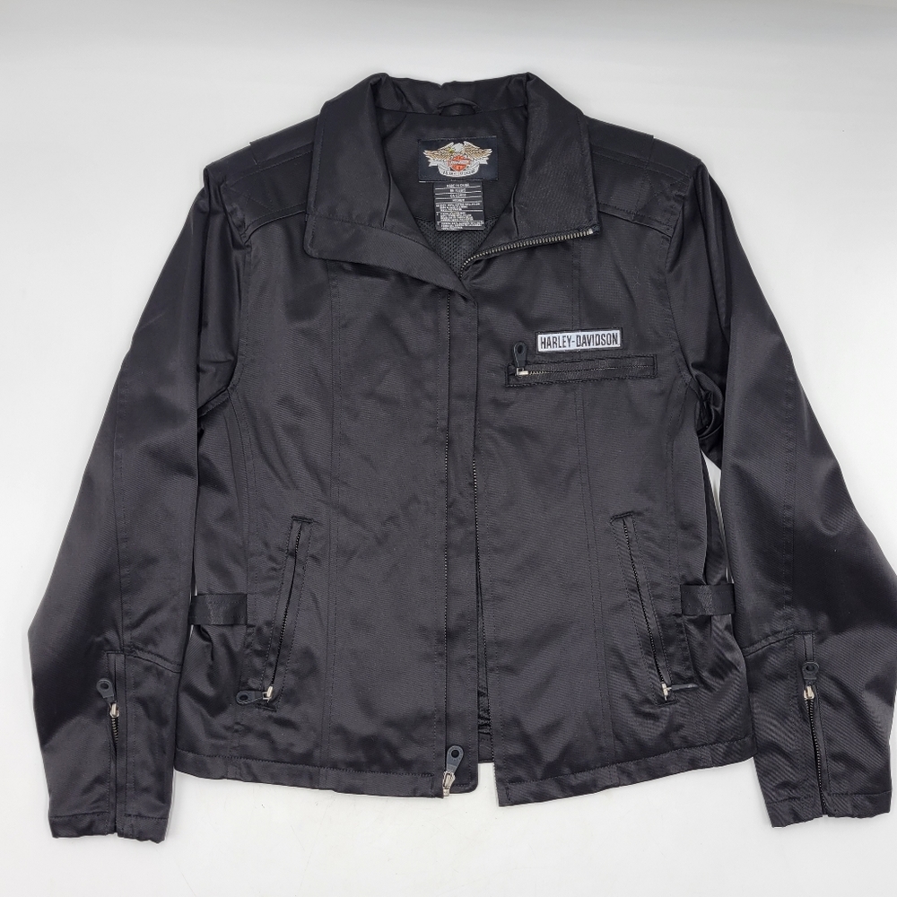 Harley Davidson Womans Motorcycle Jacket Size Medium